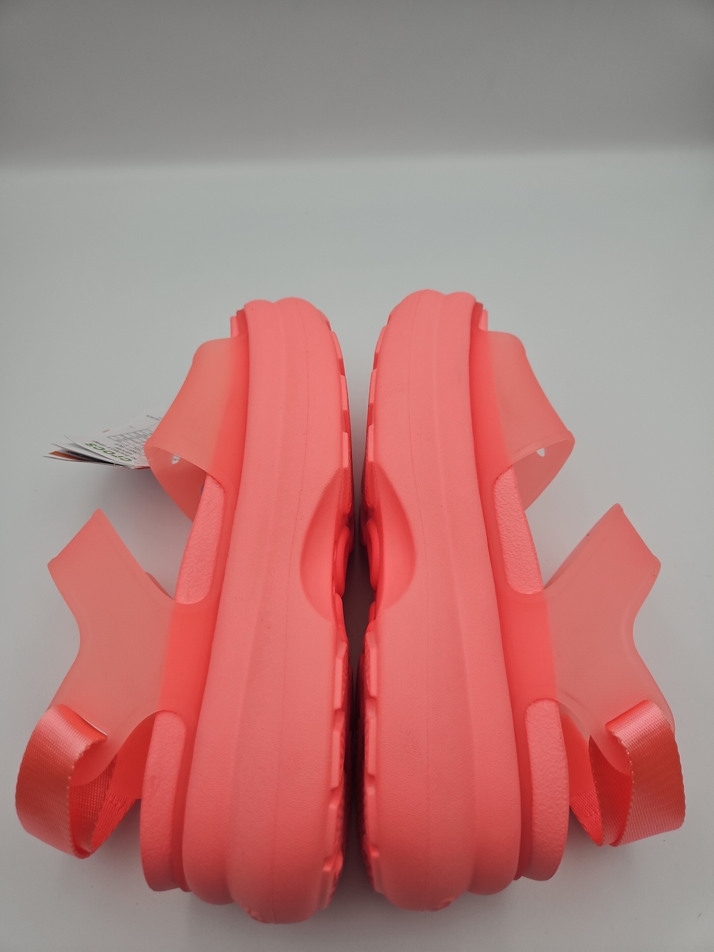Women’s Platform Sport Sandals in Coral Pink - Picture 6 of 9